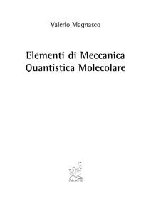 Elementi di Meccanica Quantistica Molecolare