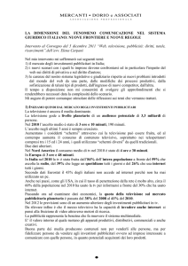 La dimensione del fenomeno comunicazione nel sistema giuridico