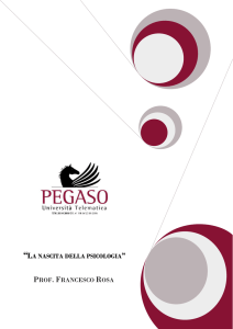 la nascita della psicologia