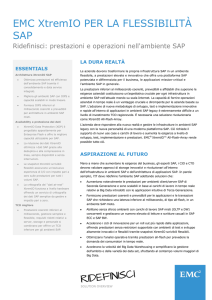 EMC XtremIO per la flessibilità SAP