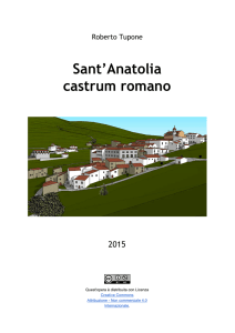 S.Anatolia castrum romano - Sant`Anatolia di Borgorose