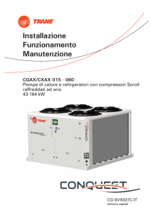 CGAX/CXAX 015 - 060 - Pompe di calore e refrigeratori con