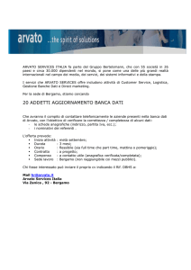 20 ADDETTI AGGIORNAMENTO BANCA DATI