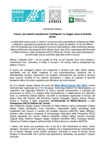 Comunicato stampa congiunto del 2 febbraio 2016