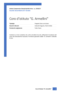 Coro d`istituto “G. Armellini - Istituto Comprensivo Statale Boville
