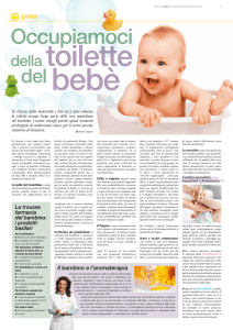 Il bambino e l`aromaterapia