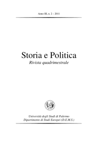 Storia e Politica - Editoriale Scientifica
