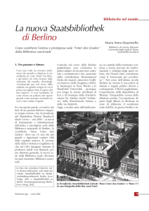 La nuova Staatsbibliothek di Berlino