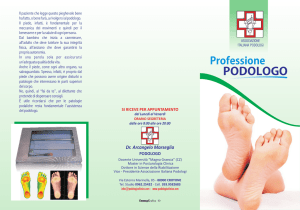 Professione Podologo - Podologia Clinica Dr Marseglia |Podologo