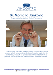L`incontro con Momcilo Jankovic