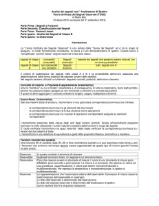 Analisi dei segnali con l` Analizzatore di Spettro Teoria Unificata dei