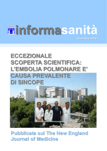 informasanita` dicembre 2016 - Azienda Ospedaliera di Padova
