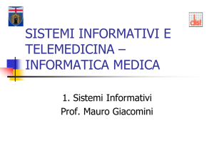 sistemi informativi e telemedicina - medinfo