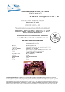 Locandina - A.Gi.Mus: associazione giovanile musicale