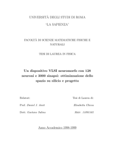 UNIVERSIT`A DEGLI STUDI DI ROMA “LA SAPIENZA” Un