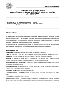 Programma - univr dsnm - Università degli Studi di Verona