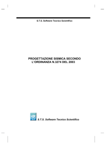 Progettare Sismico 2003 Pubblicazione degli autori del software