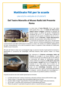 Roma_ dal Teatro Marcello al Museo radici del Presente