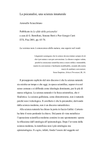 La psicanalisi, una scienza innaturale