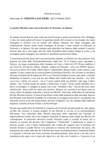 Cristina Zaltieri, intervento del 13/10/2014