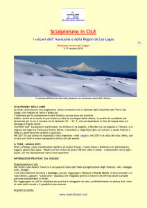 Scialpinismo in CILE 2015