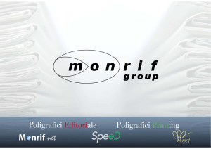 Presentazione Istituzionale Monrif Group febbraio 2017