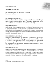 Teologia pastorale - Seminario di Milano