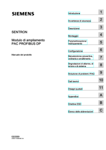 Manuale del prodotto SENTRON Modulo di ampliamento PAC