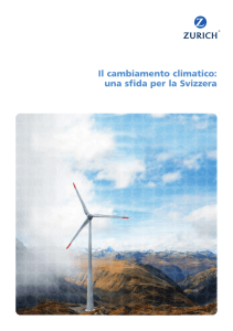 Il cambiamento climatico: una sfida per la Svizzera