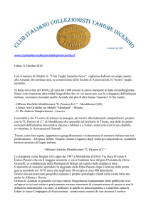 C.T.I. NEWS N.7 DEL 31.10.2010 - Club Italiano Collezionisti