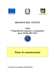 Piano di comunicazione