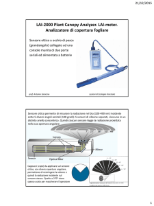 LAI-2000 Plant Canopy Analyzer