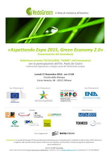 Aspettando Expo 2015, Green Economy 2.0