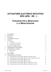 attuatore elettrico rotativo sed (ar2…se…)