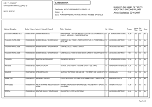 SATD04500A ELENCO DEI LIBRI DI TESTO ADOTTATI O