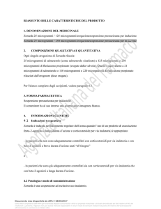 RIASSUNTO DELLE CARATTERISTICHiE DEL PRODOTTO 1