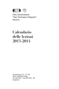 Calendario Accademico 2013-2014