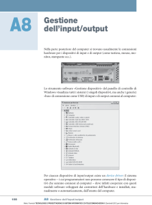 Gestione dell`input/output
