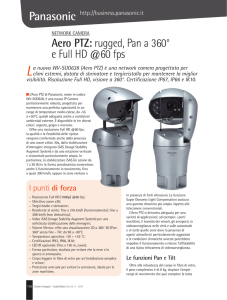 Aero PTZ: rugged, Pan a 360° e Full HD @60 fps