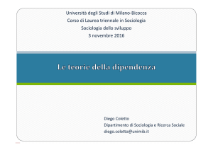 Lez 6 (031116-1) - Dipartimento di Sociologia e Ricerca Sociale