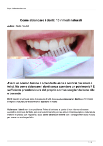 Come sbiancare i denti: 10 rimedi naturali