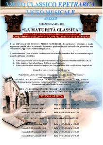 la maturità classica - Liceo Classico "F. Petrarca"