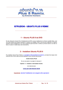 istruzioni - ubuntu plus 8 remix