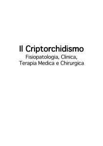 Il Criptorchidismo (estratto) - Prof. Claudio Spinelli – Chirurgo