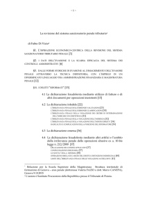 La revisione del sistema sanzionatorio penale tributario1 di Fabio Di