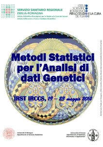 Università di Bologna Dipartimento di Scienze Statistiche