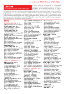 lettere - Dipartimento di Studi Umanistici