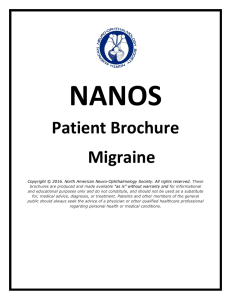 Patient Brochure Migraine - North American Neuro