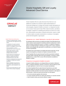Oracle Hospitality Gift and Loyalty Advanced Cloud Service