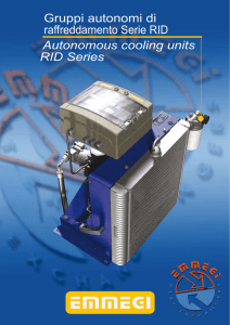 Gruppi autonomi di raffreddamento Serie RID Autonomous cooling